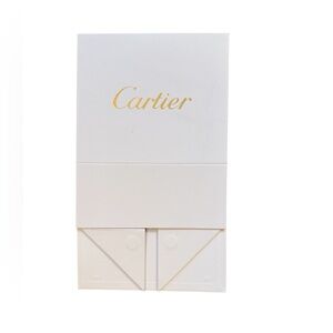 Cartier White Box with Gold Logo, NEW